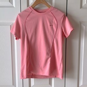 Pink Nike workout top